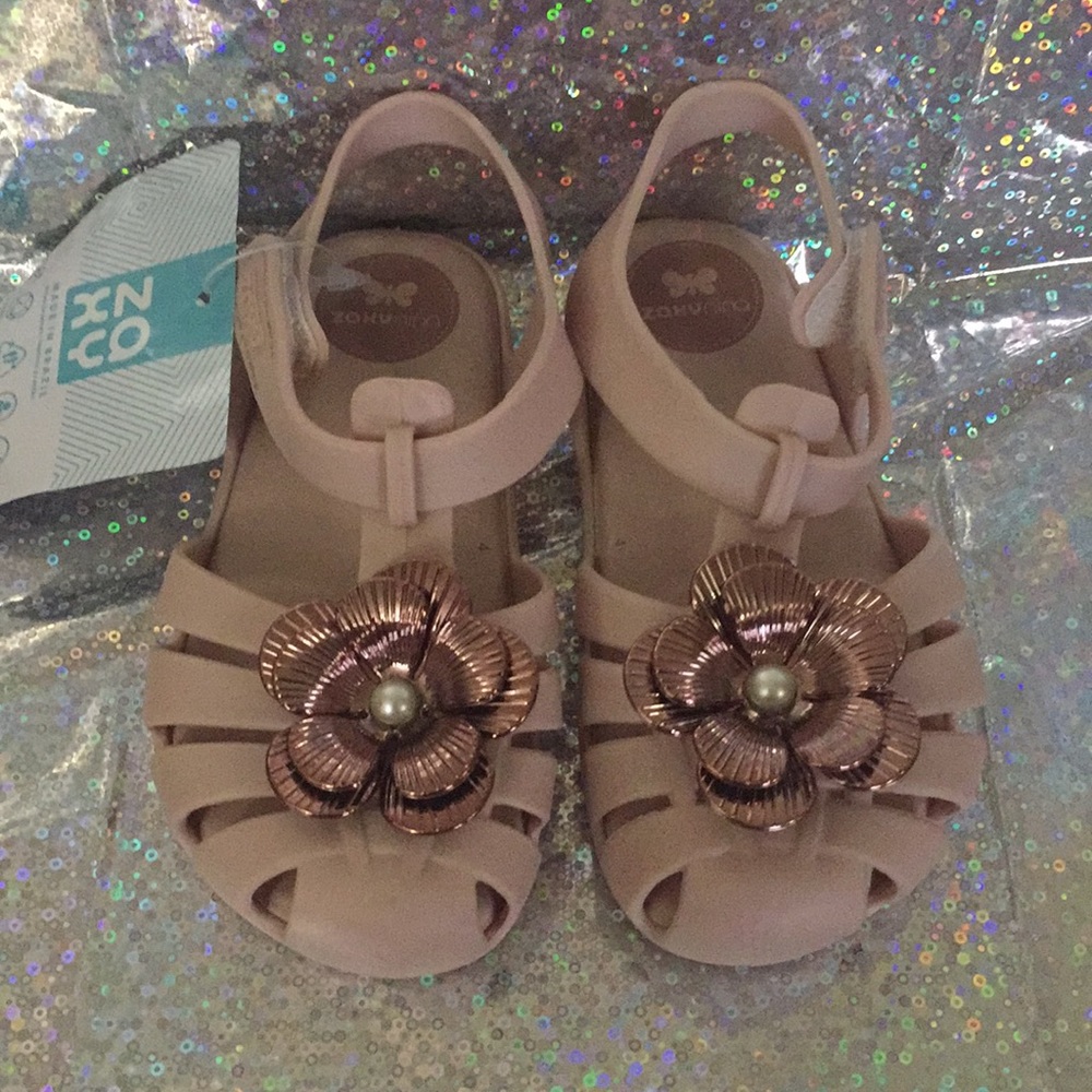 Zaxy Nina Flower Jelly Shoes